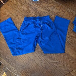 Med Couture Women's Blue Scrub Pants